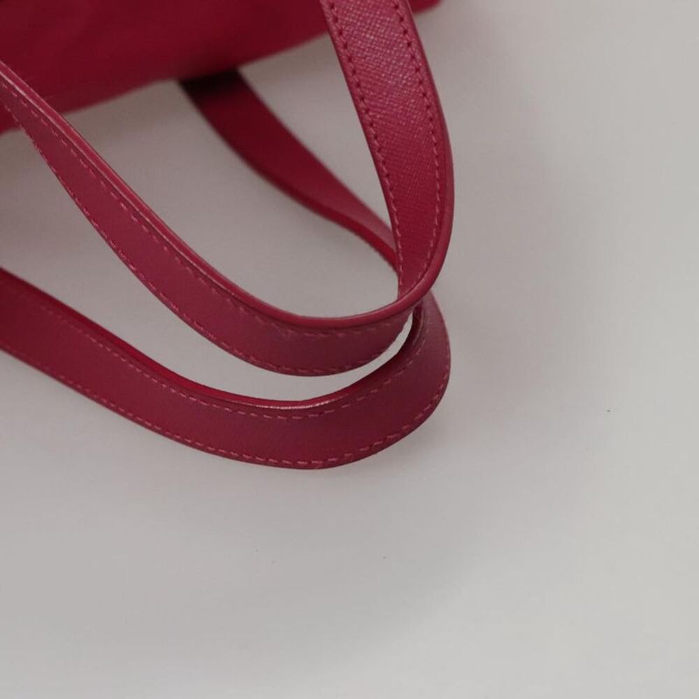 Prada Tessuto Pink Synthetic Handbag (Pre-Owned) - Picture 5 of 16